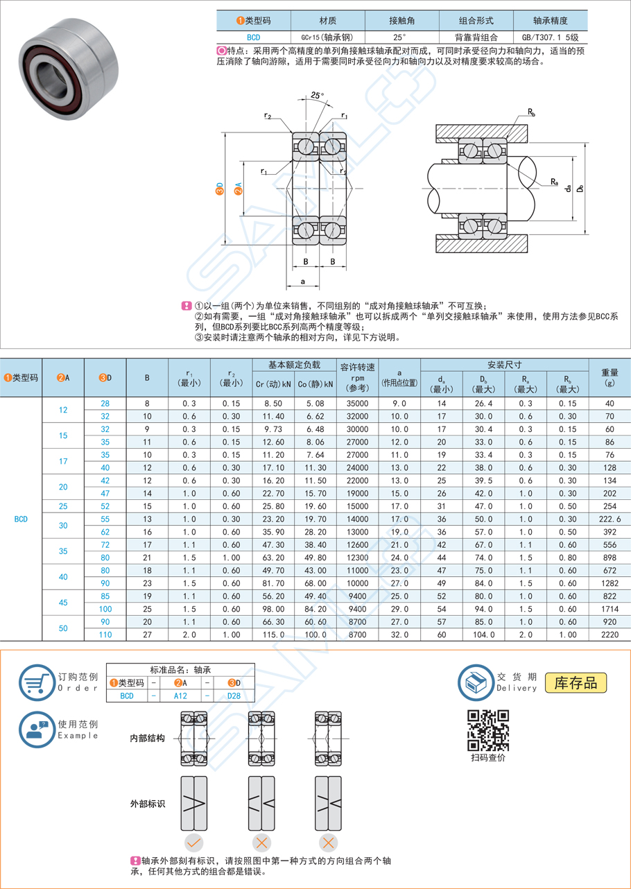 軸承組合方式選擇錯誤